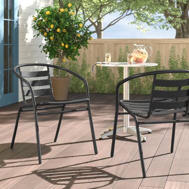 Pineville rattan stacking patio best sale dining chair